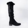 Arctic Grace - Black Trimmed Boots
