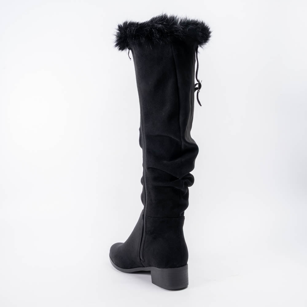 Arctic Grace - Black Trimmed Boots - view 5