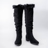 Arctic Grace - Black Trimmed Boots