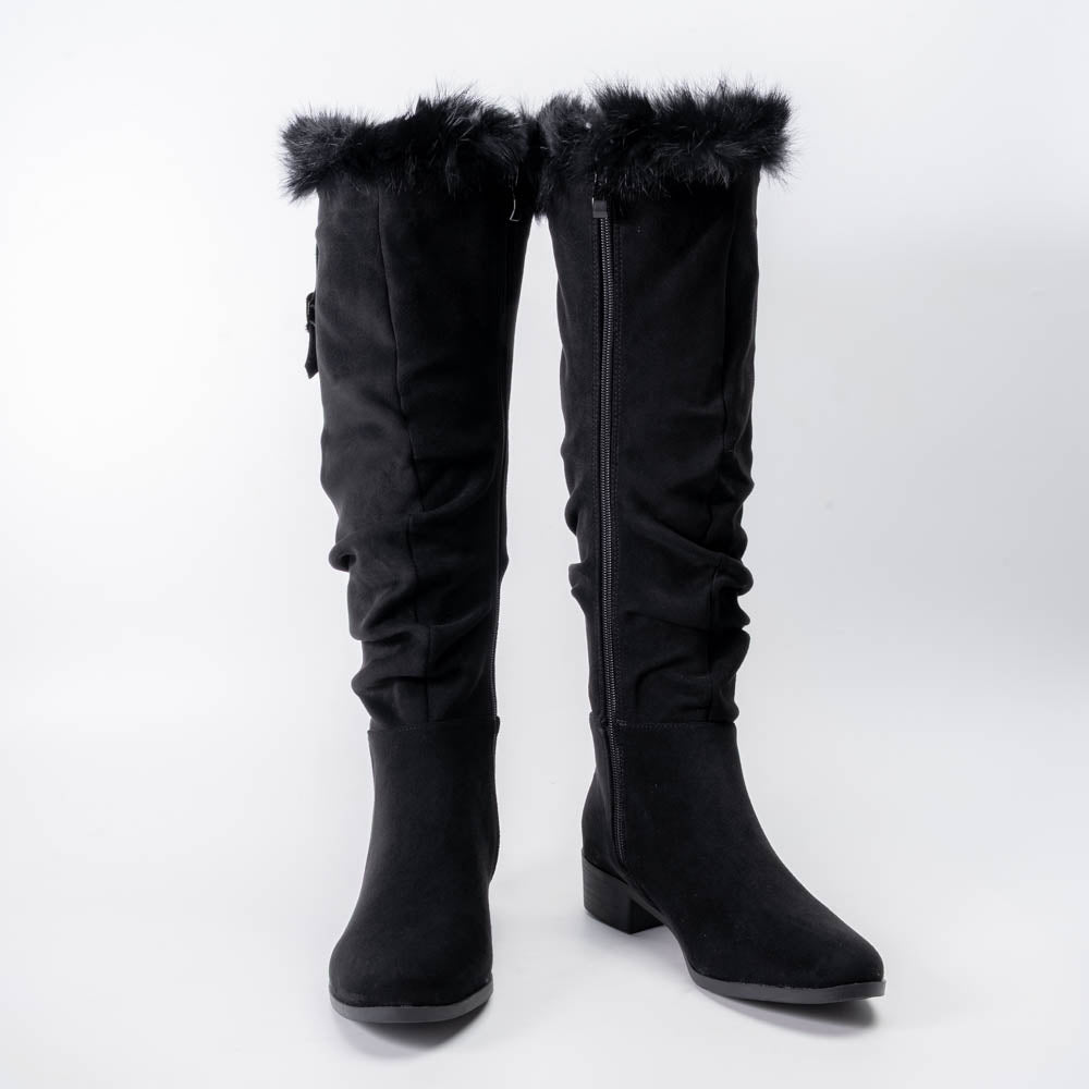 Arctic Grace - Black Trimmed Boots - view 4