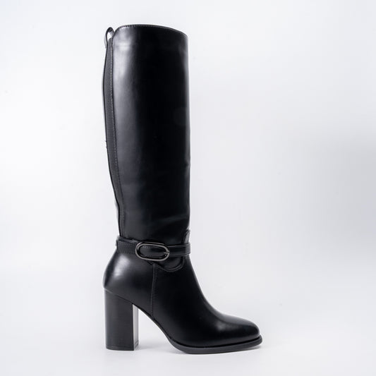 Amber Elegance - Black Casual Boots