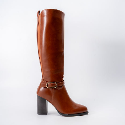 Amber Elegance – Camel Casual Boots