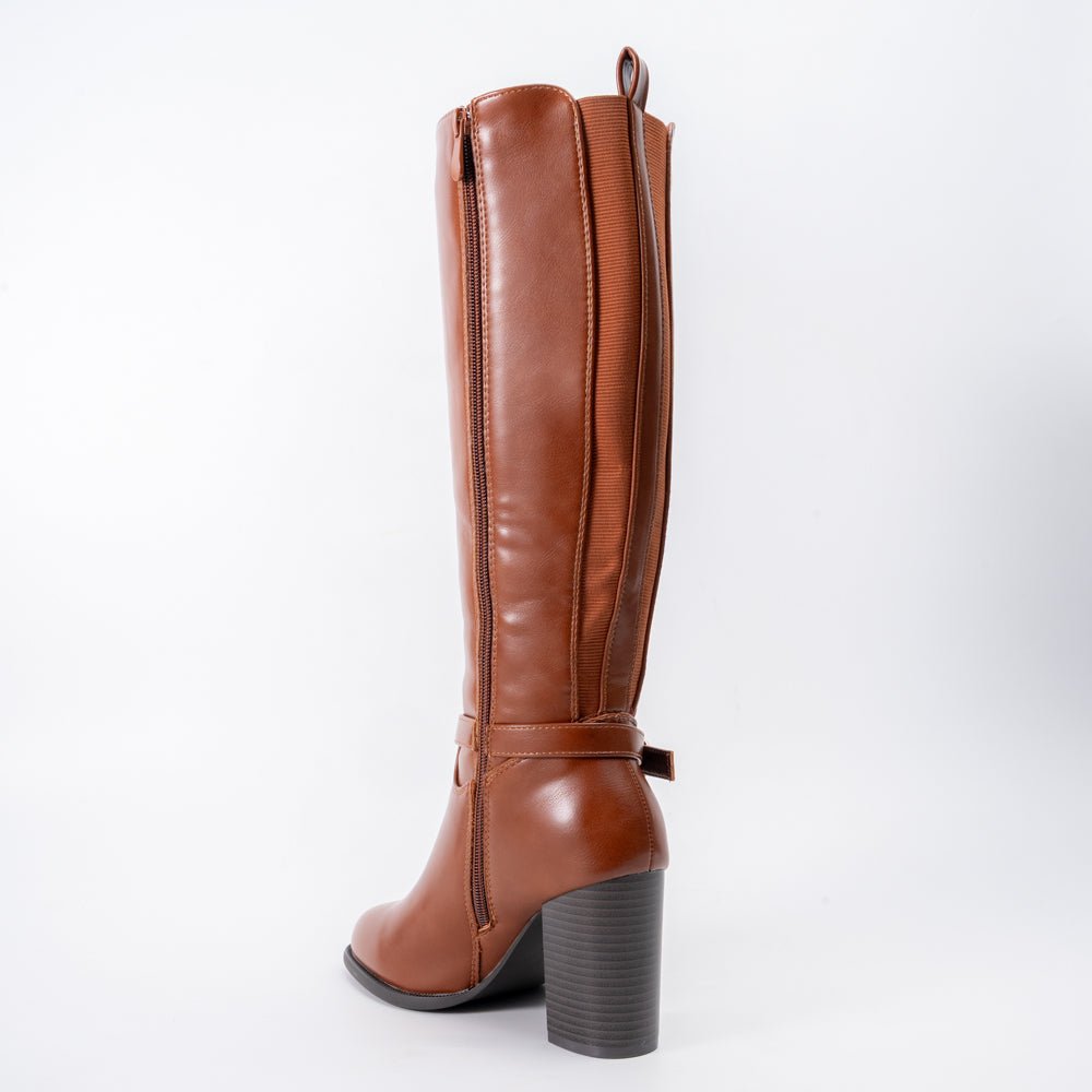 Amber Elegance – Camel Casual Boots - view 5