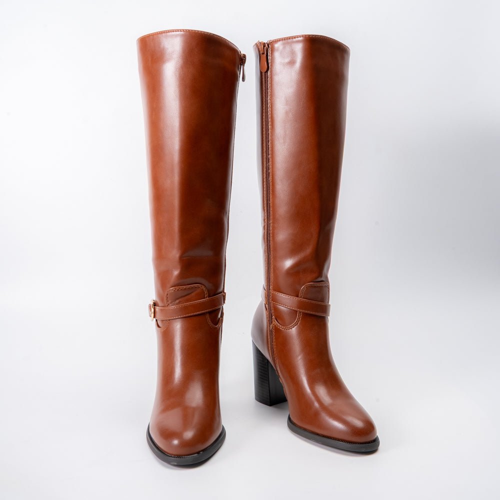 Amber Elegance – Camel Casual Boots - view 4
