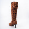 Timeless Heel - Zebra Casual Boots