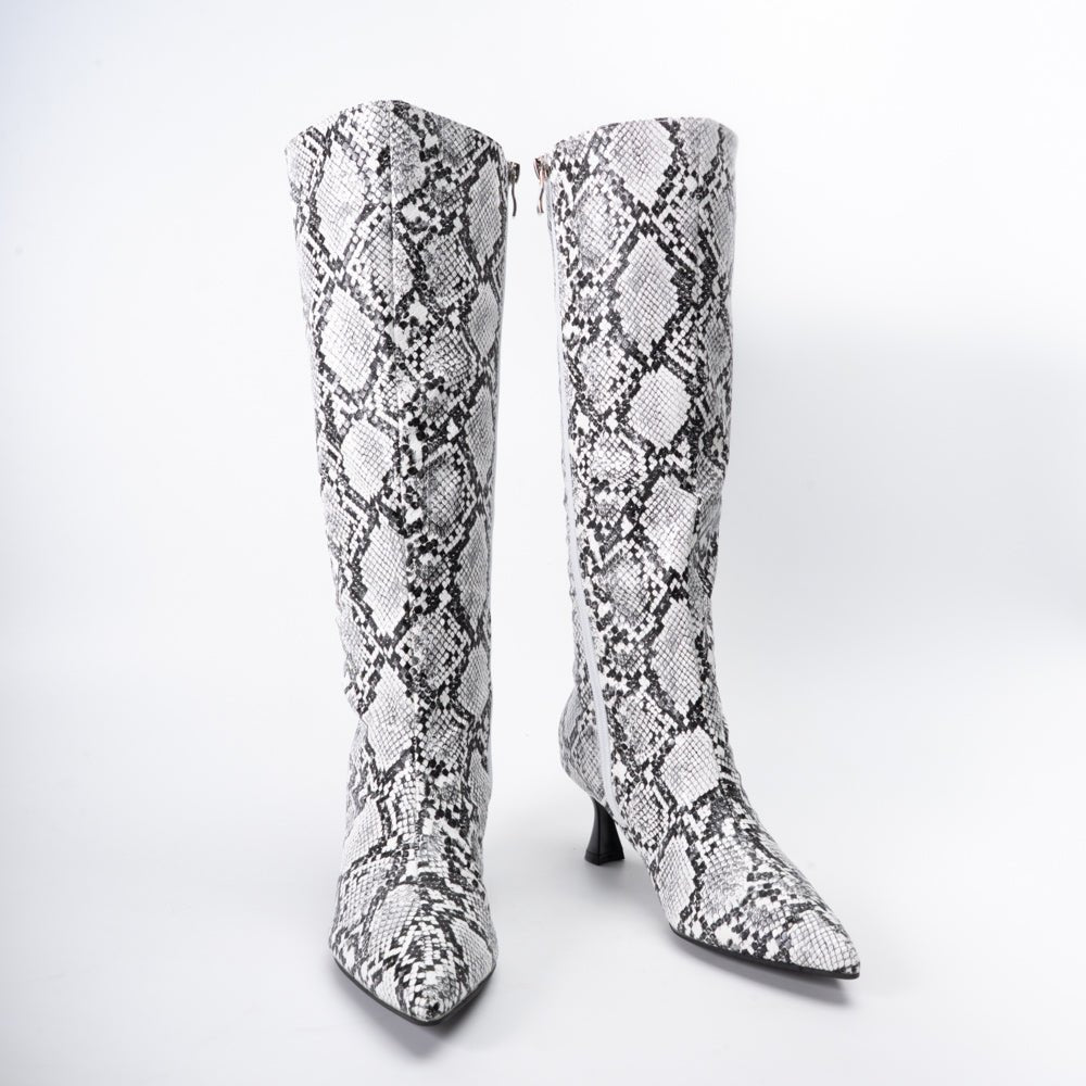 Timeless Heel - Snake Casual Boots - view 4