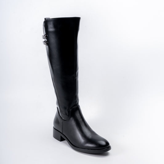 Vintage Rider - Black Casual Boots