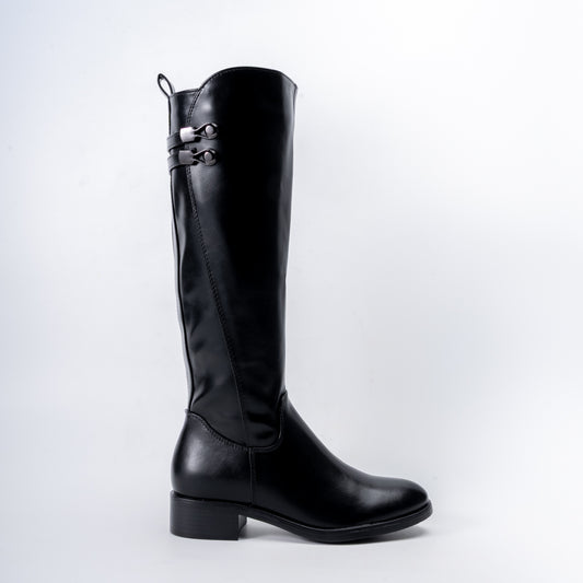 Vintage Rider - Black Casual Boots