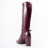 Cozy Flex - Maroon Casual Knee Boots