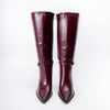 Cozy Flex - Maroon Casual Knee Boots