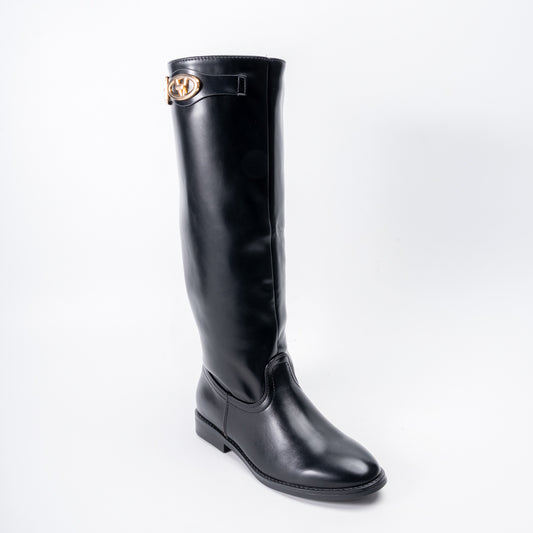 Imperial Crest - Black Casual Boots