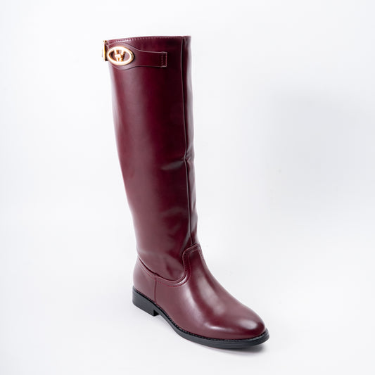 Imperial Crest - Maroon Casual Boots
