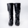 Rebel Noir Triple Buckle - Black Casual Boots