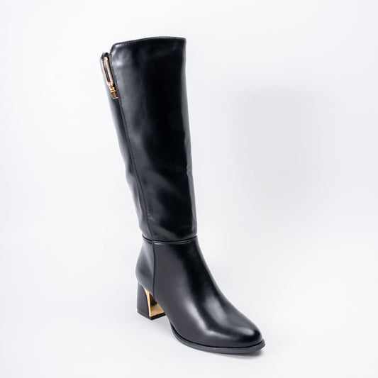 Noir Elegance - Black Casual Boots