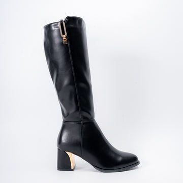 Noir Elegance - Black Casual Boots