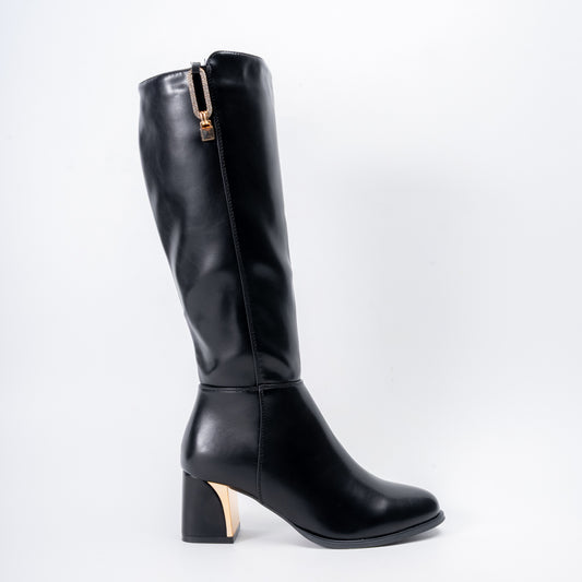 Noir Elegance - Black Casual Boots