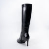 Enigma Stiletto - Black Casual Knee Boots