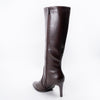 Enigma Stiletto - Coffee Casual Knee Boots