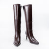 Enigma Stiletto - Coffee Casual Knee Boots
