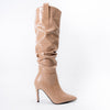 Croc Diva - Khaki Heel Boots