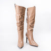 Croc Diva - Khaki Heel Boots