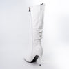 Croc Diva - White Heel Boots