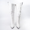 Croc Diva - White Heel Boots