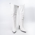 Croc Diva - White Heel Boots - view 4