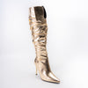 Boot Up Babe - Gold Partywear Boots .