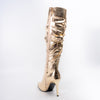 Boot Up Babe - Gold Partywear Boots .