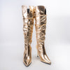 Boot Up Babe - Gold Partywear Boots .