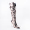 Boot Up Babe - Gun Metal Partywear Boots .