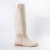 Regal Rider - White Casual Boots
