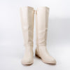 Regal Rider - White Casual Boots