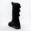 Nordic Charm - Black Casual Fur Boots