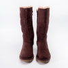 Nordic Charm - Coffee Casual Fur Boots
