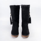 Glacial Muse - Black Casual Fur Boots - view 3