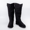 Cozy Slouch - Black Casual Boots