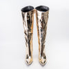 Metallic Muse - Gold Partywear Boots .