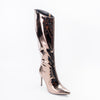 Metallic Muse - Gun Metal Partywear Boots .