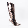 Metallic Muse - Gun Metal Partywear Boots .