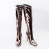 Metallic Muse - Gun Metal Partywear Boots .