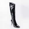 Metallic Muse - Black Partywear Boots .