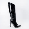 Metallic Muse - Black Partywear Boots .