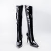 Metallic Muse - Black Partywear Boots .