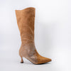 Rocking Vibes - Beige Partywear Boots