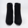 Glamour Step - Black Ankle Boots