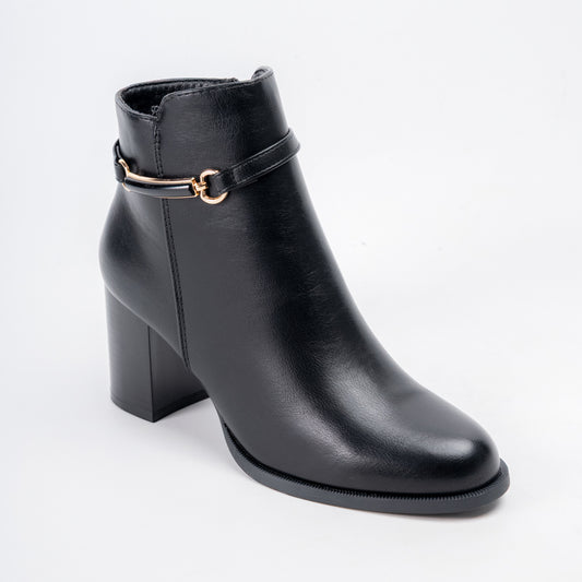 Diva Dazzle - Black Ankle Boots