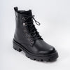 Shadow Flex - Black Lace-up Boots