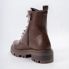 Shadow Flex - Coffee Lace-up Boots - view 5
